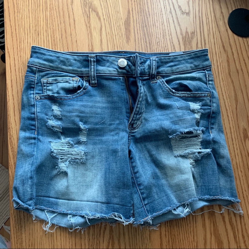 American Eagle Midi Jean Shorts
